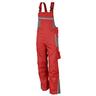 QUALITEX HIGH QUALITY WORKWEAR Qualitex Arbeitshose 'PRO'' in rot/grau, Größe: 58 - Latzhose MG 245 g - Blaumann für PROfessionals