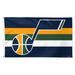 WinCraft Utah Jazz 3' x 5' Horizontal Stripe Deluxe Single-Sided Flag