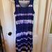 Lularoe Dresses | Lula Roe Summer Dress, Large | Color: Black/Purple/Tan/White | Size: L