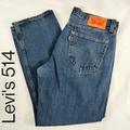 Levi's Jeans | Levi's 514 Classic Straight Fit Cotton Denim Jeans Waist 32 | Color: Blue | Size: 32x28