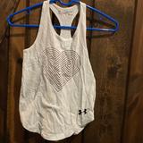 Under Armour Shirts & Tops | Girl’s Blue Under Armour Racer Back Tank Size Ysm | Color: Blue | Size: Sg