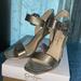 Jessica Simpson Shoes | Jessica Simpson Silver Shimmer 4” Stiletto Heels Size 8 Euc | Color: Silver | Size: 8