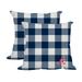 Atlanta Braves 2-Pack Buffalo Check Plaid Outdoor Pillow Set