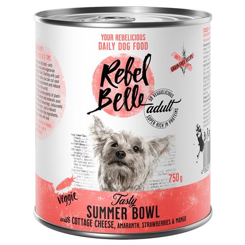 6 x 750 g Adult Tasty Summer Bowl – veggie Rebel Belle Hundefutter nass