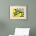Trademark Fine Art 'Java' by Dean Russo Framed Graphic Art Canvas, Wood | 19.25 H x 23.25 W x 1.25 D in | Wayfair ALI2639-B1114MF