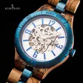 BOBO BIRD-Montres Mécaniques Automatiques en Bois pour Homme Montre de Luxe Articles Automatiques