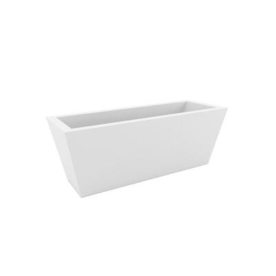 Vondom »JARDINERA« Simple Outdoor Pflanzengefäß 120x50 cm / White / Lackiert Hochglanz