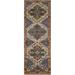 Geometric Heriz Serapi Traditional Runner Rug Hand-knotted Wool Carpet - 2'7" x 7'11"