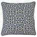 Jiti indoor Traditional Maze Geometric Patterned Cotton Accent Square Throw Pillows 20 x 20