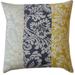 Jiti Indoor Floral Tropical Patchwork Patterned Cotton Accent Square Throw Pillows 20 x 20