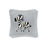 10" x 10" Zebra Knitted Pillow Decor Decoration Throw Pillow for Sofa Couch or Bed