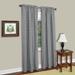 Wide Width Buffalo Check Window Curtain Panel by Achim Home Décor in Black (Size 42" W 95" L)