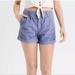 American Eagle Outfitters Shorts | American Eagle Outfitters Corduroy High Rise Lavender Mom Short Cuffed-6 | Color: Purple | Size: 6