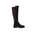 Michael Kors Shoes | Nib Michael Kors “Mk” Ridley Knee High Boots | Color: Black/Brown | Size: 6