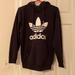 Adidas Tops | Adidas Trefoil Hoodie | Color: Black/White | Size: Xs