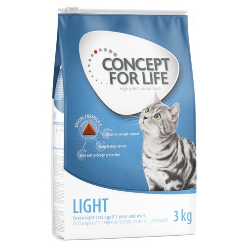 3 kg Light Concept for Life Katzenfutter trocken