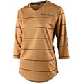 Troy Lee Designs Mischief Pinstripe Ladies Bicycle Jersey, brown, Size L for Women