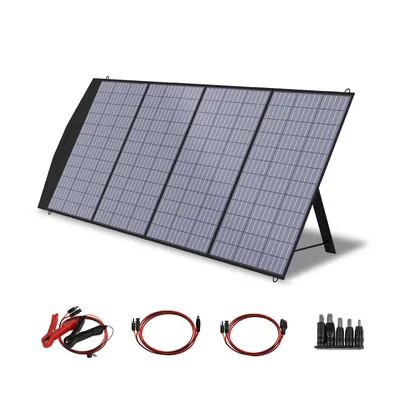 ALLPOWERS-Kit de panneaux solaires pliables 18V 60/100/120/200W portables pour voyage téléphone