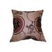 Violet Linen Luxurious Tivoli Flock Vintage Design Decorative Cushion Cover