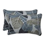 Pillow Perfect Outdoor | Indoor Hixon Stone Rectangular Throw Pillow (Set of 2) 18.5 X 11.5 X 5