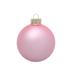 Matte Finish Glass Christmas Ball Ornaments - 1.5" (40mm) - Baby Pink - 40ct