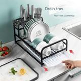 Captive Gala Stainless Steal Dish Rack Stainless Steel in Gray | 9.64 H x 16.92 W x 10.62 D in | Wayfair DQY7454O6Z2P027U