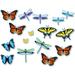 Northstar Teacher Resource Bulletin Board Accents, Butterflies & Dragonflies | 8 H x 7 W x 1.5 D in | Wayfair NST3213-6