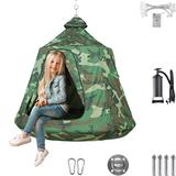 Pirecart 1 3.6' x 3.6' Indoor/Outdoor Use Oxford Hanging Play Tent Nylon in Green | 45 H x 44 W x 44 D in | Wayfair Tree Tent Camouflage