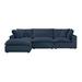 Blue Sectional - Joss & Main Ellaria 4 - Piece Upholstered Sectional | 35 H x 119.7 W x 81.2 D in | Wayfair 8406B1DF7D2B4E64892AE15913974E92