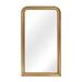 Rosdorf Park Jahking Arch Leaner Beveled Full Length Mirror, Solid Wood in Yellow | 76 H x 42 W x 3 D in | Wayfair DFDF22E3FBFF428BA755C175700726EE