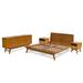 Wade Logan® Brandin 4 Piece Bedroom Sets Wood in Brown/Red | 36 H x 64.25 W x 83.5 D in | Wayfair 1662FA8490A24BDABCC1797305FEC216