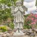 Trinx Praying Child Angel Magneisum Garden Statue in White | 39.37 H x 19.29 W x 15.75 D in | Wayfair EC87443DE95C40FDA78A3A44D7E869A5