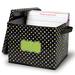 Latitude Run® Chalkboard Brights Storage Fabric Box Plastic in Black/Green | 12 H x 13 W x 10.5 D in | Wayfair 6AC5AB578C7040229D4CAE246D271930