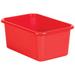 Rebrilliant Plastic Bin Set Plastic in Red | 7.75 H x 11.375 W x 5 D in | Wayfair 80EB4E32BA234173949AF820473D115F