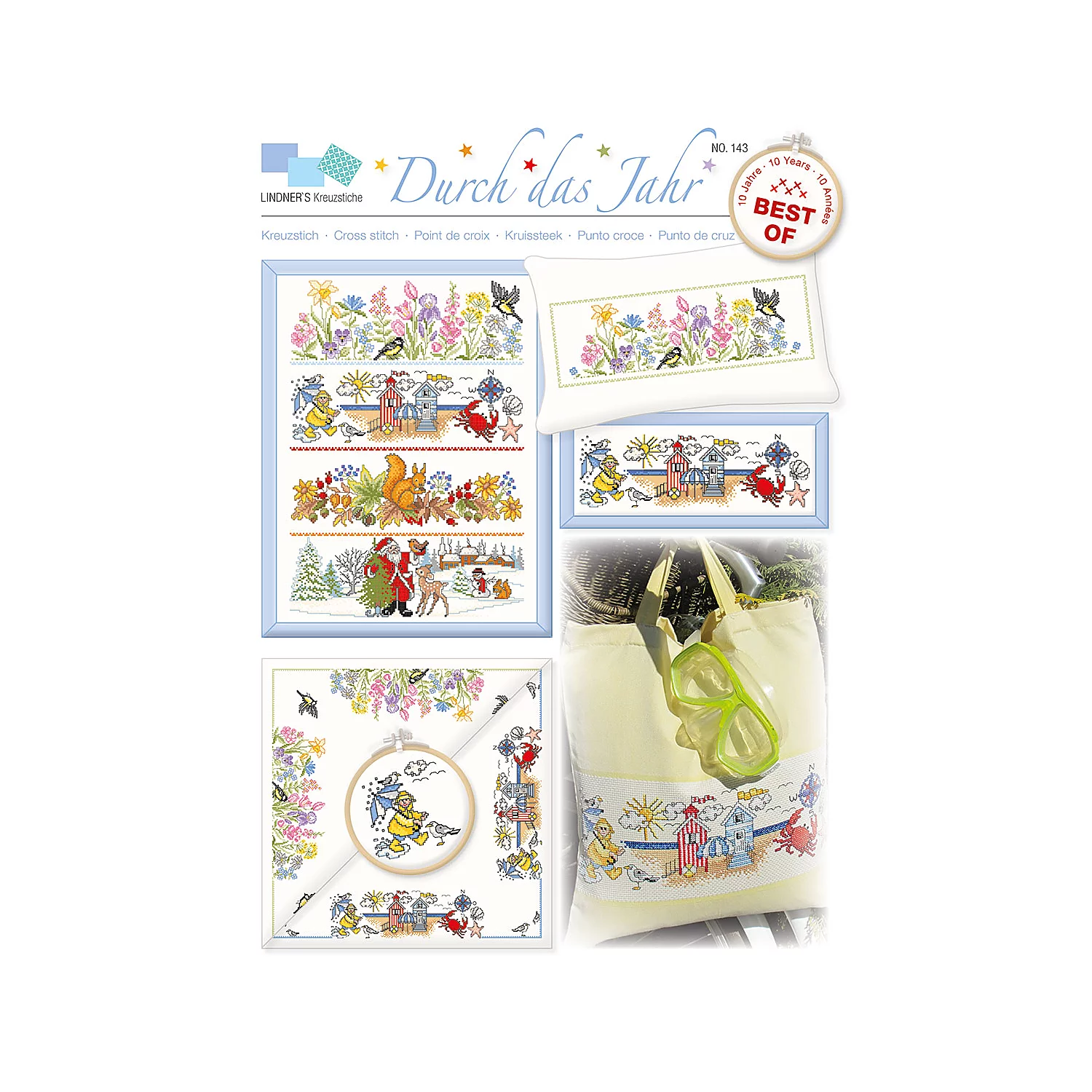 Stickvorlage Durch das Jahr Image