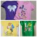 Disney Shirts & Tops | 4pc Girl's Disney Shirt Bundle + Free St. Patty's Day Shirt | Color: Pink/Purple | Size: Sg