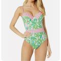 Lilly Pulitzer Swim | Lilly Pulitzer Women's 189026 Palma Fresh Citrus One-Piece Swimsuit Size 2~Nwt | Color: Red | Size: 2