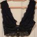 Free People Intimates & Sleepwear | Free People Intimately Blralette Lace Size Large New With Tags $48 Plus Tax | Color: Black | Size: S