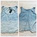 Jessica Simpson Tops | Jessica Simpson Chambray Denim Crop Top Sz S Nwt | Color: Blue | Size: S