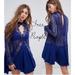 Free People Dresses | Free People Tell Tale Tunic Dress In Navy | Color: Blue | Size: Xs