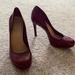 Jessica Simpson Shoes | Jessica Simpson Red Patent Leather Pumps | Color: Red | Size: 9