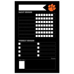 Clemson Tigers 11'' x 19'' Chore Chalkboard