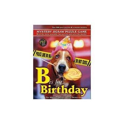 TDC Games B is for Birthday Mystery Jigsaw Puzzle: 1000 Pcs
