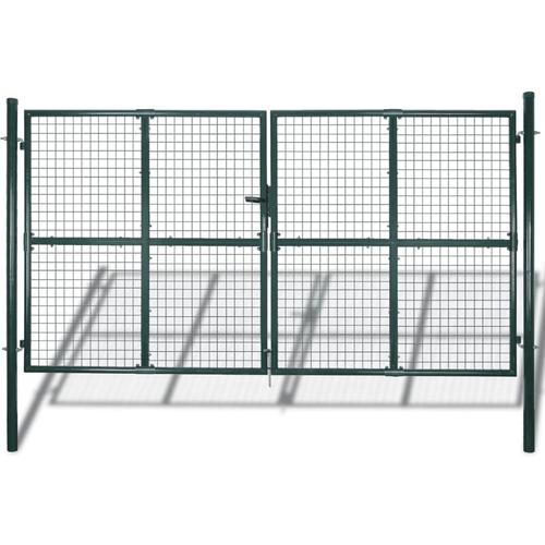 Vidaxl - Maschendrahtzaun Drahtzaun 289 x 200 cm / 306 x 250 cm Grün