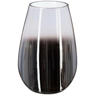 Atmosphera - Gewölbte Vase - Glas - H23 cm Mehrfarbig