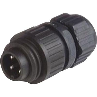 934 124-100-1 Rundstecker Stecker, gerade Gesamtpolzahl: 3 + pe Serie (Rundsteckverbinder