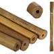 Canne di Bambù 120 cm, Set 40 Bastoni 10-12 mm ø, Sostegno per Piante Rampicanti o Decorazione,