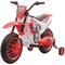 Giordanoshop - Moto Elettrica per Bambini 6V Motocross Rossa