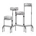 4-Tier Metal Plant Stand - 32" x 8" x 24 3/4" high.