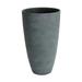 Algreen Acerra Weather Resistant Composite Tall Vase Planter Pot, Gray Stucco - 7